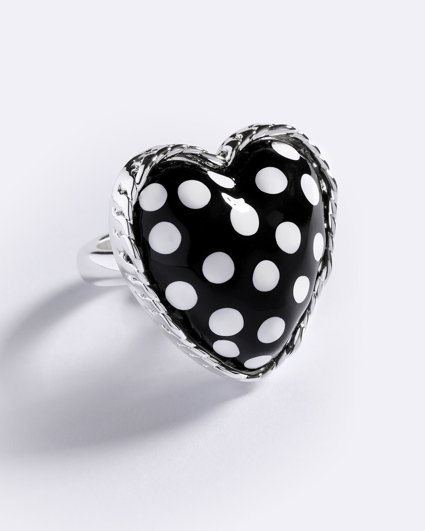 POLKA HOT HEART RING